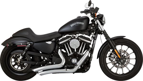 Vance & Hines Big Radius Exhaust System Chrome For HD XL 883 N 14-22 26367