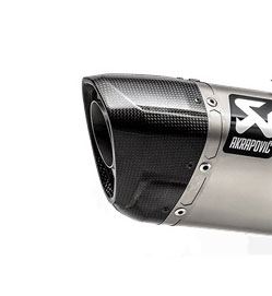 Akrapovic Muffler End Cap CF Black For Suzuki GSC-S 950 15-25 V-EC327