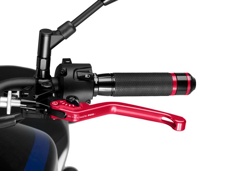 Puig Fixed V3 Clutch (Red Lever With Blue Selector) Black 22321W