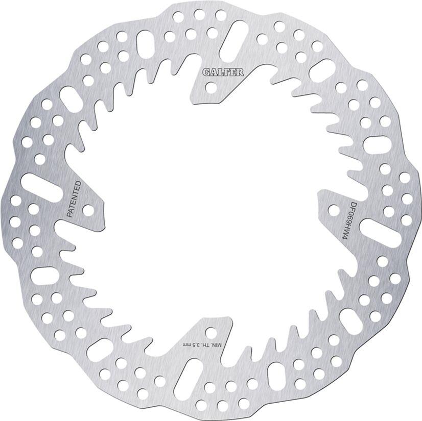 Galfer Brake Rotor Shark Fixed For Honda CRF 250 R 2002-2027 Silver DF069HW4