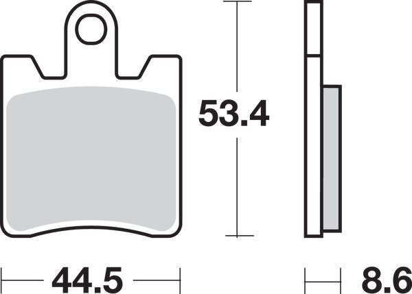 Sbs HS Street Sintered Front Brake Pads For Yamaha FJR 1300 2006-2020 740HS
