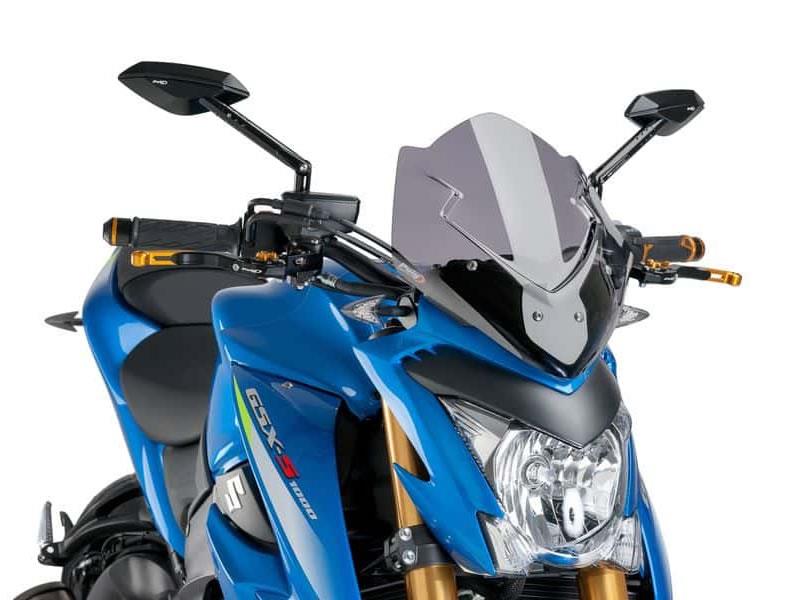 PUIG New Generation Sport Screen Black for Suzuki GSX S 1000 15-20 7653N