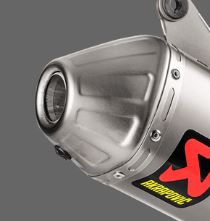 Akrapovic Muffler End Cap Silver TI For Yamaha WR 250 F FANTIC XEF 250 18-24 V-EC319