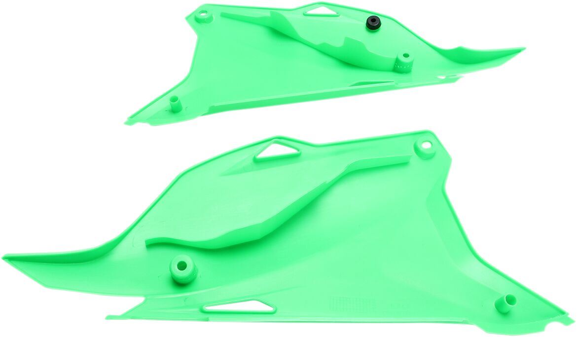 UFO SIDE PANELS KAWASAKI FLUO GREEN KA04729-AFLU
