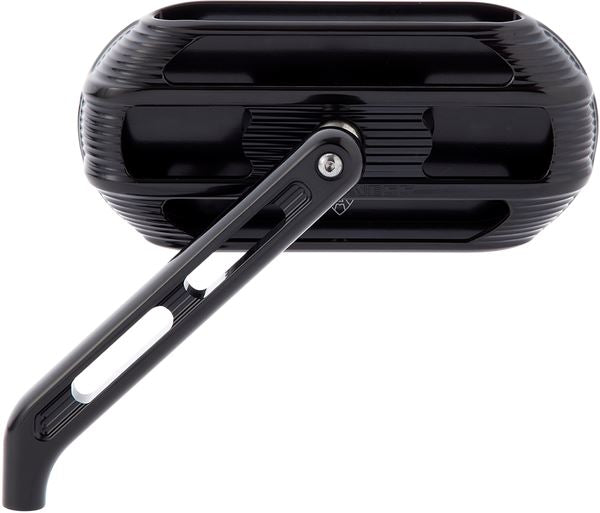 Arlen Ness Sidekick Mirror Black Gloss Aluminum SS Screw-In Left 510-000