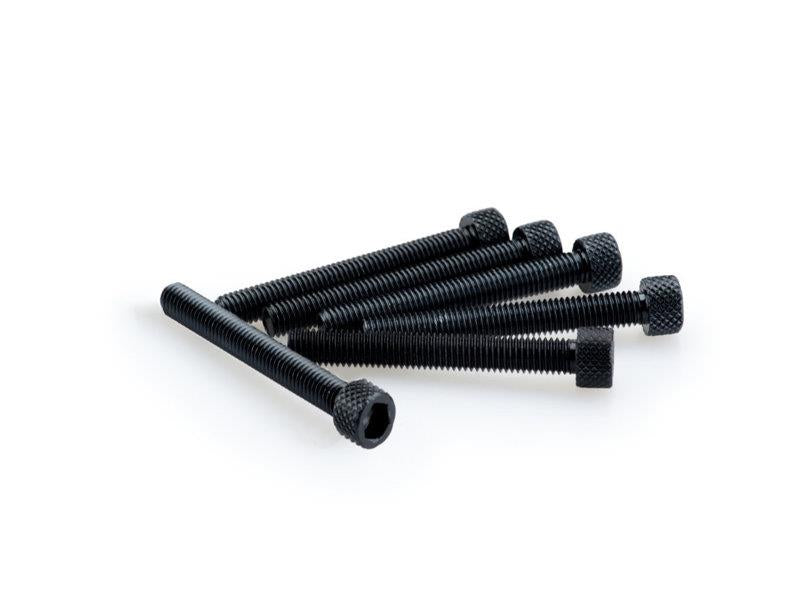 PUIG M5 50mm Allen Screws x 6 Black Universal 0421N