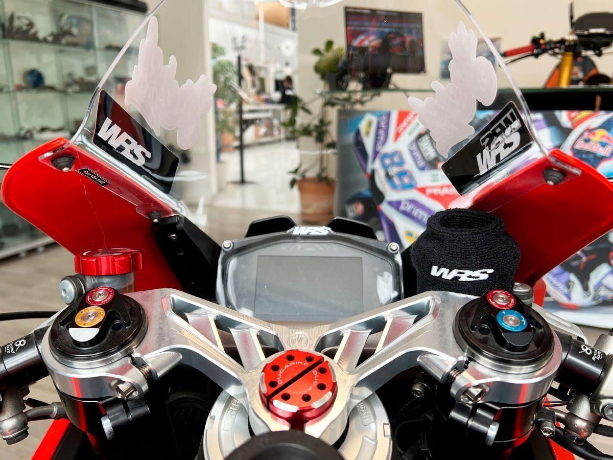 WRS Cuff Protector For Brake Reservoir Black White ME001