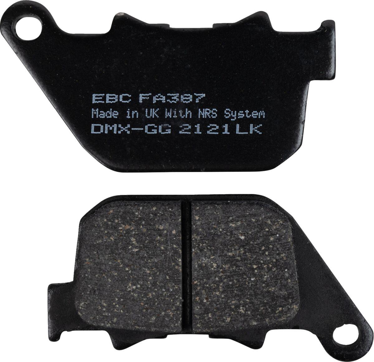 Ebc Organic Harley/Buell Brake Pads For Harley XL 1200 C 2004-2013 FA387
