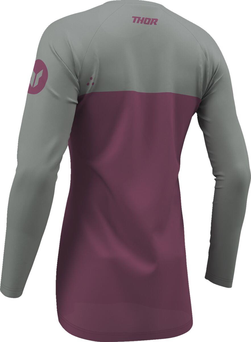 THOR Women's Ridemode Menace Jersey Gray/Purple
