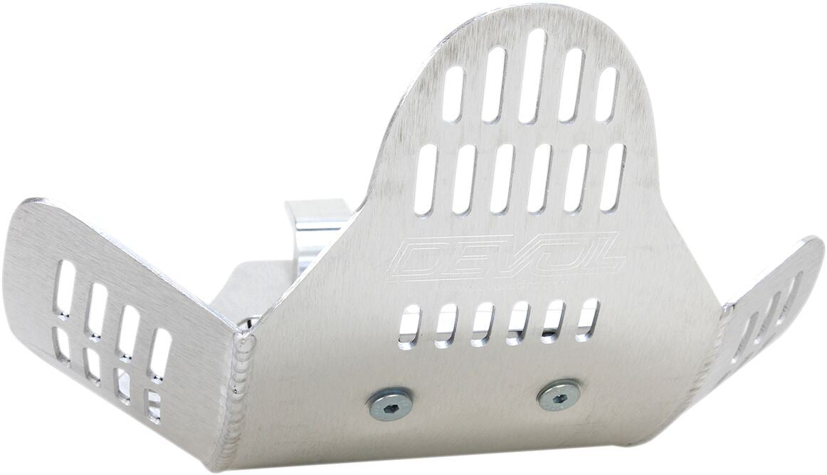 Devol Skid Plate For Yamaha YZ 250 F 2014-2018 Aluminum Brushed Silver 0102-5509