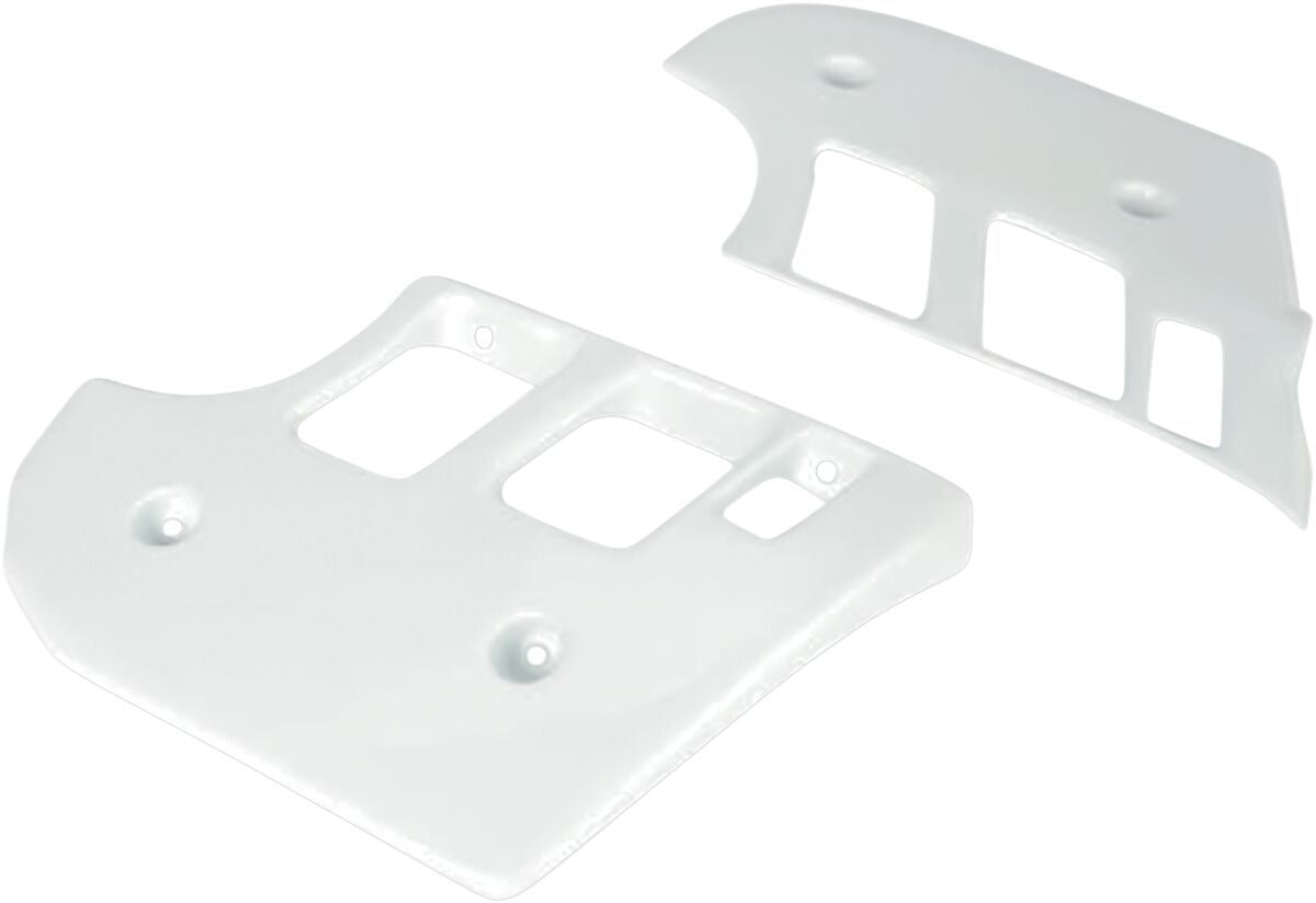 UFO RADIATOR COVERS KTM 125/250/500 (90-92) WHITE KT03003047