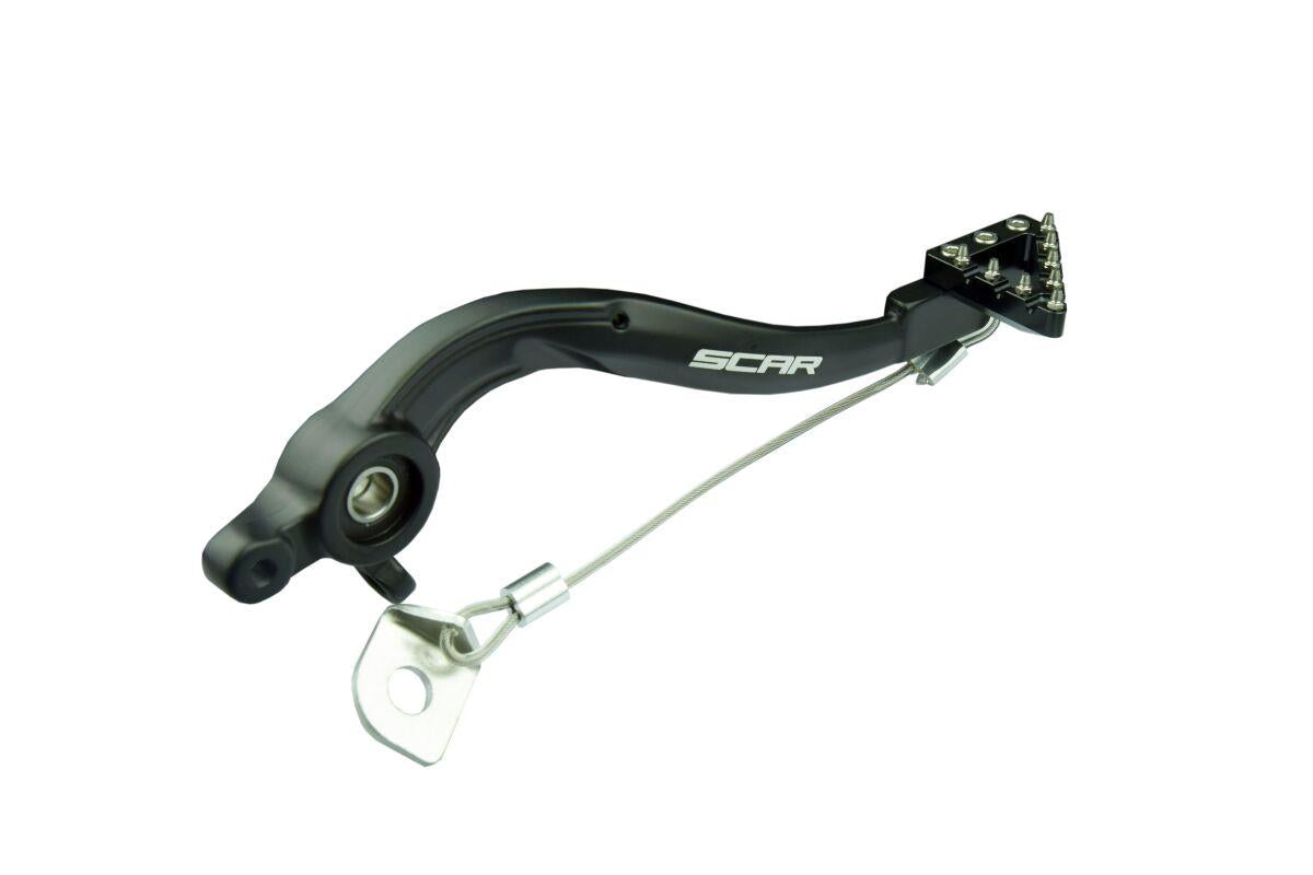 Scar Racing Brake Pedal For KTM EXC-F 450 2017-2023 Black RBP503BK