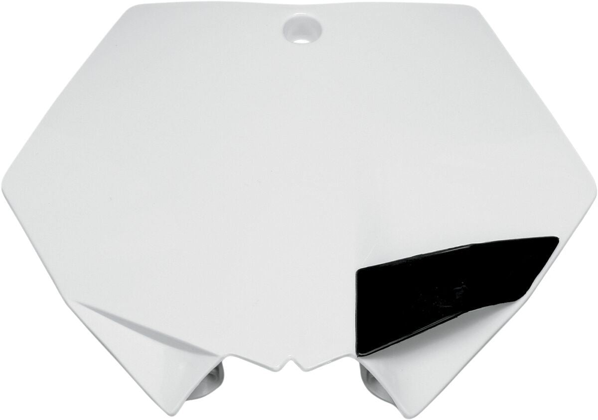 UFO FRONT NUMBER PLATE KTM SX/SX-F WHITE KT03093047
