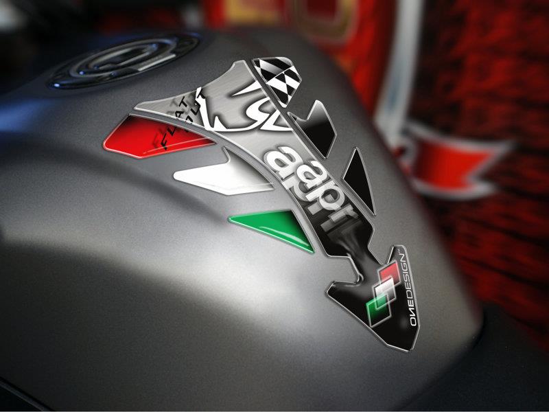 PUIG Aprilia Tank Pad Black Universal 5631N