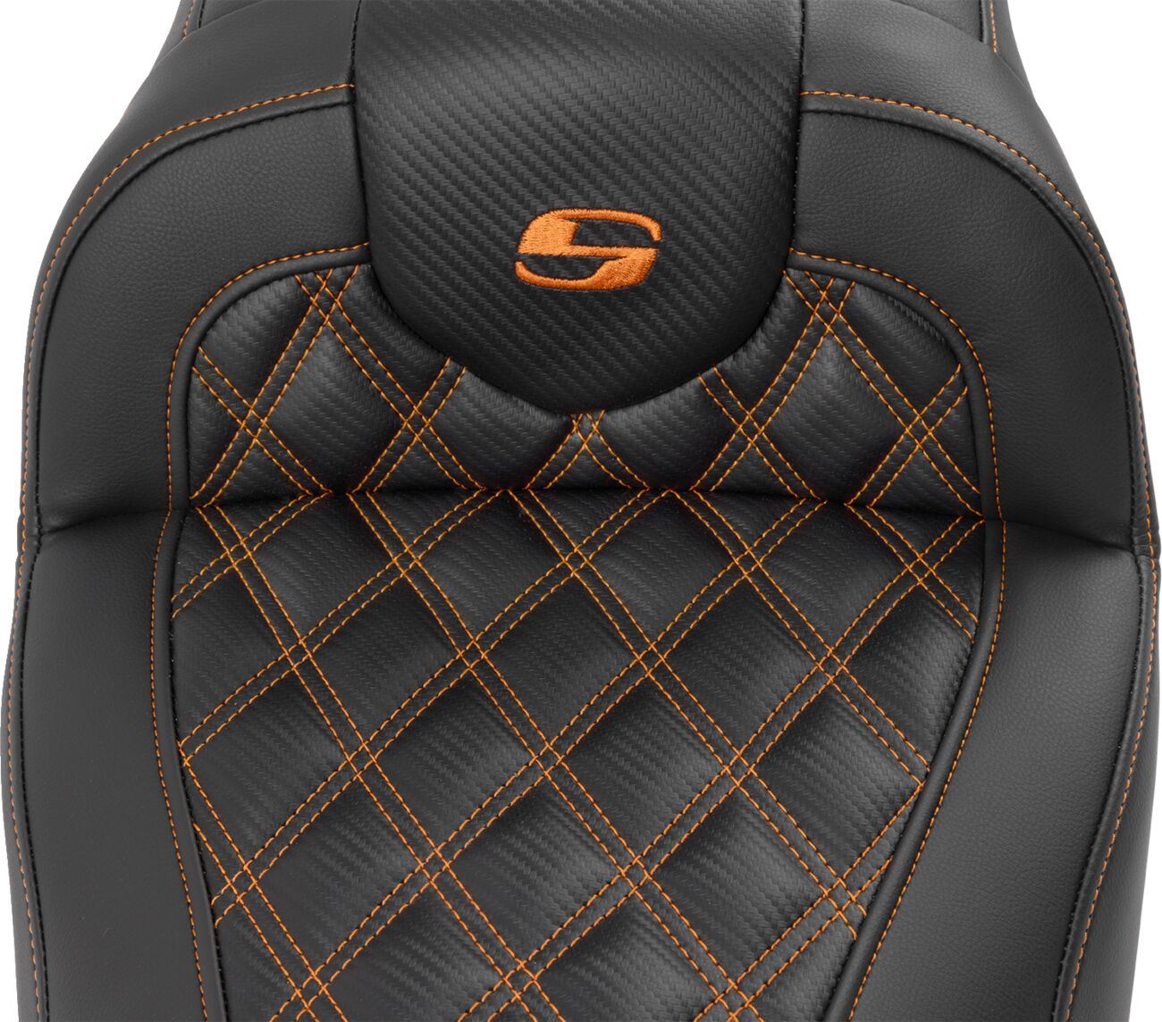 Saddlemen Roadsofa Stitch Seat With Backrest For HD FLTRXSE 1977 23-24 823-07-206B3