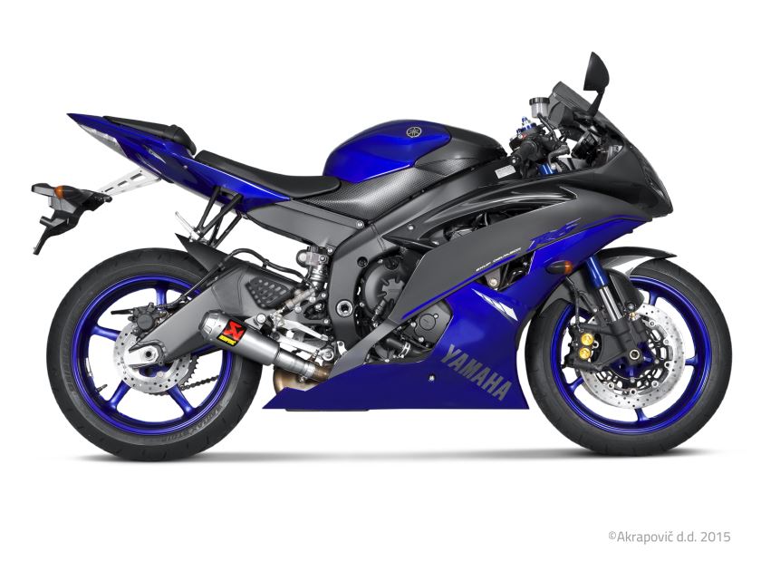 Akrapovic Slip-On Line Muffler TI For Yamaha YZF-R6 600 06-25 S-Y6SO10-AHBT