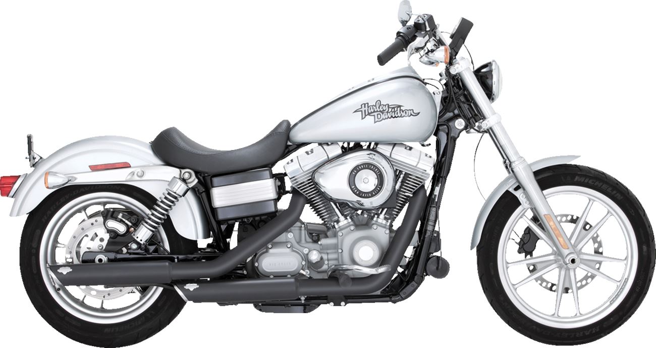 Vance & Hines 3" Twin Slash Slip-On Mufflers For HD FXDC 1584 91-09 46838