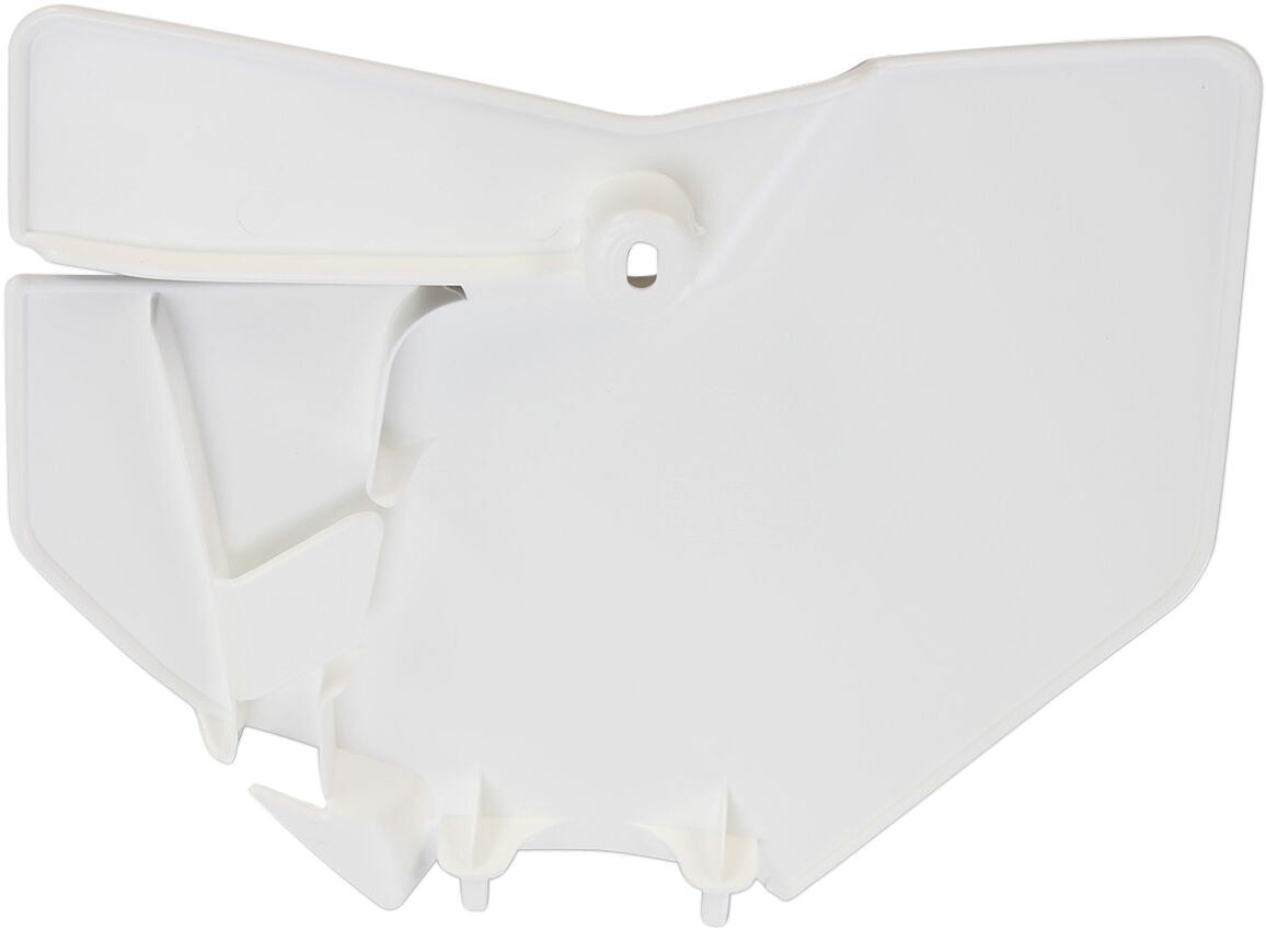 UFO FRONT NUMBER PLATE KTM SX/SX-F WHITE KT04063-047
