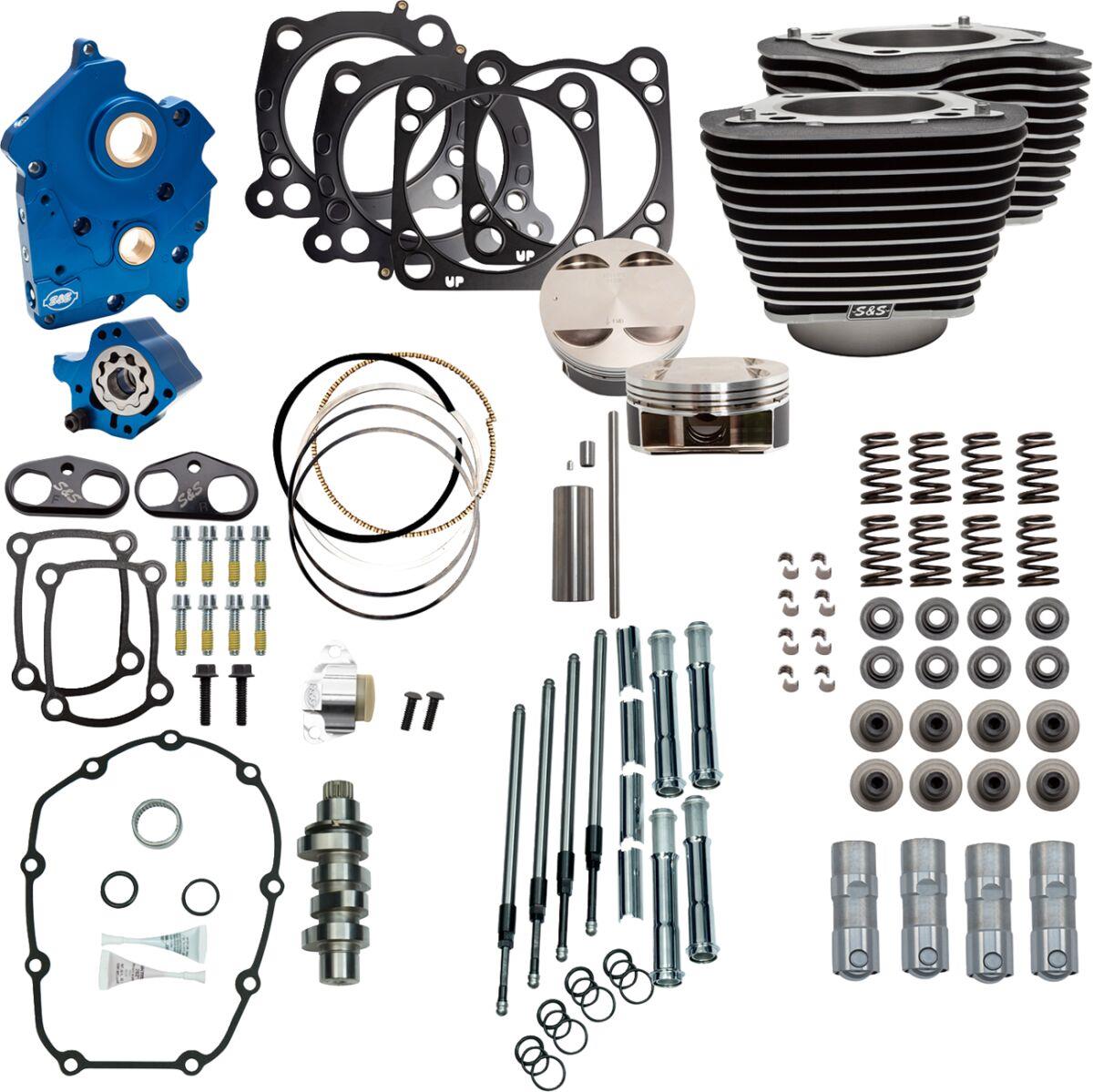 S&S Cycle 124" Power Package For Harley Davidson FLFBS 1923 2017-2025 310-1052C
