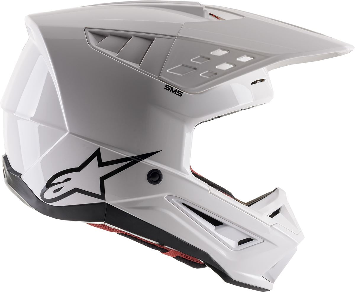 ALPINESTARS Supertech M5 Solid White MX Helmet