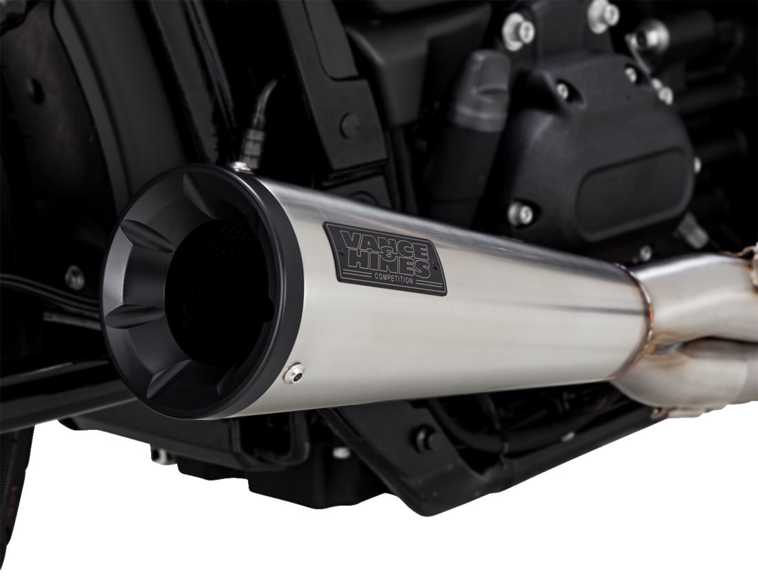 Vance & Hines 2-into-1 Upsweep Exhaust System For HD FXLRS 1923 18-24 27323