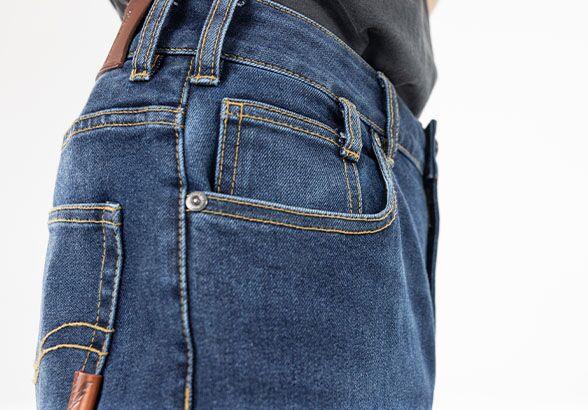JOHN DOE Chester Mono Loose Fit Riding Pants BLUE 2025 Model