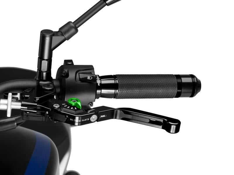 Puig Extendable Folding V3 Clutch (Black Extender With Blue Selector) Green 6484F