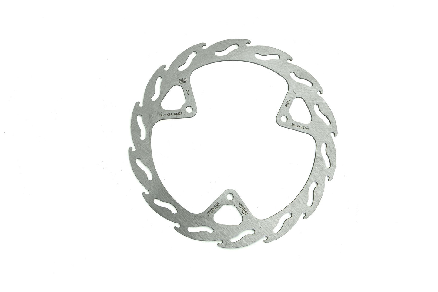 Moto-Master Flame Series Fixed Rotor For KTM SX 65 2000-2022 Silver 110240