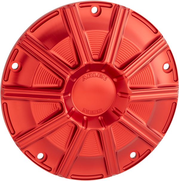 Arlen Ness 10-Gauge Derby Cover Red For HD FLHRXS 1868 ABS 16-24 700-006