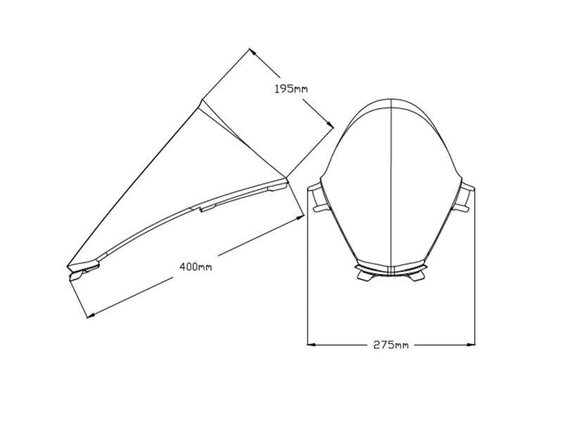 Puig R-Racer Screen Red 7415U