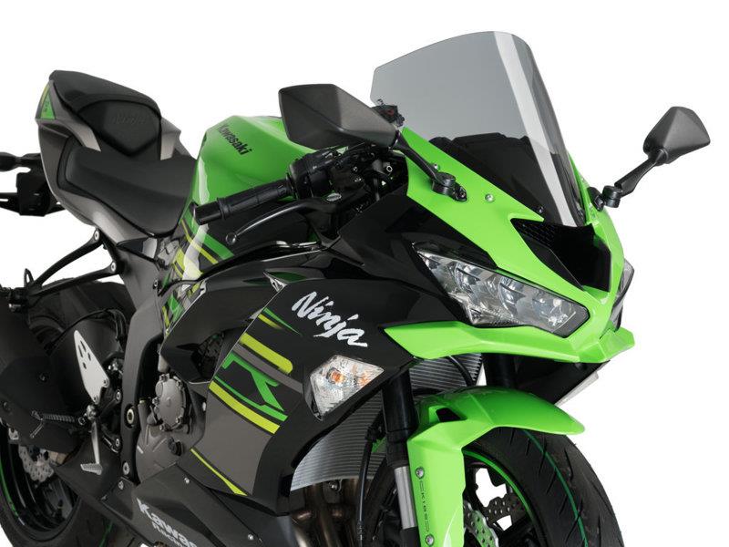 PUIG R-Racer Screen Light Smoke for Kawasaki ZX-6R 636 13-23 3629H