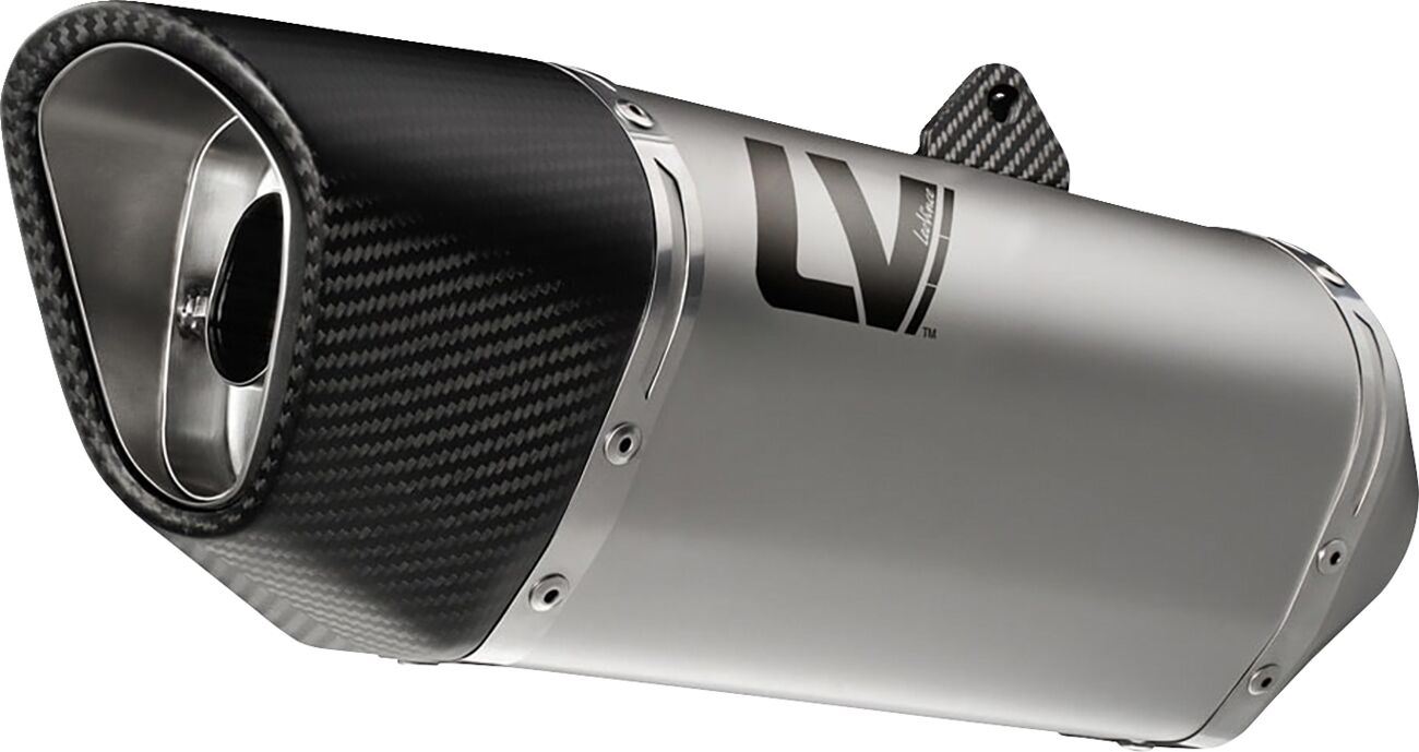 Leovince Muffler Lv-14 For Kawasaki Ninja 500 ABS 19-24 Silver Stainless Steel 15607u