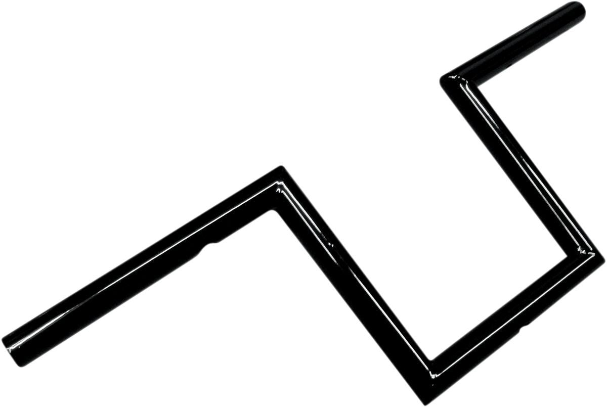 LA Choppers Narrow-Z Old School Handlebar Black Gloss 8" Rise LA-7380-08B