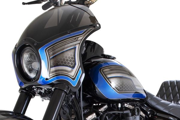 Arlen Ness Ness Original Fairing Kit Black Plastic For HD XL 883 N 71-15 06-041