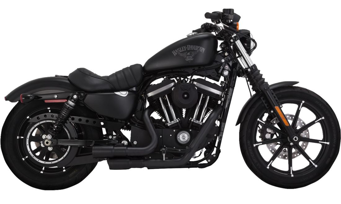 Vance & Hines 2-into-2 Mini Grenades Exhaust System For HD XL 883 N 14-22 46374