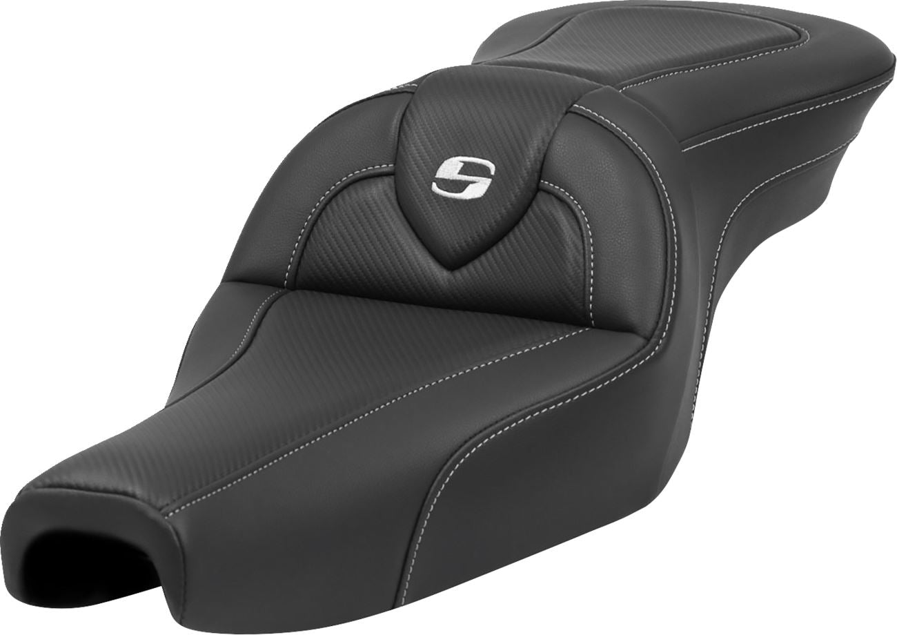 Saddlemen Roadsofa Standard Reach Seat Black CF For HD XL 883 N 04-22 807-11-185