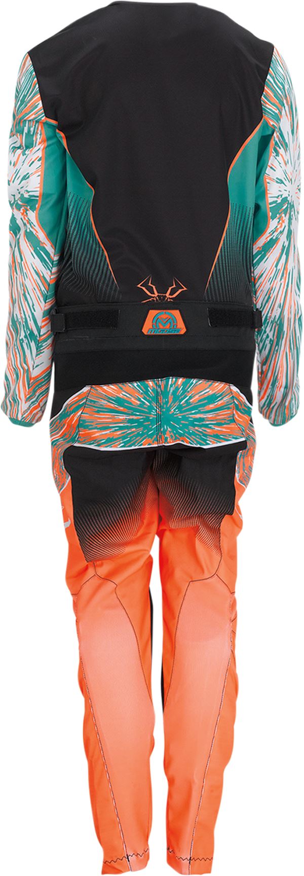 MOOSE RACING Youth Agroid Pants Teal/Orange/Black 2024 Model