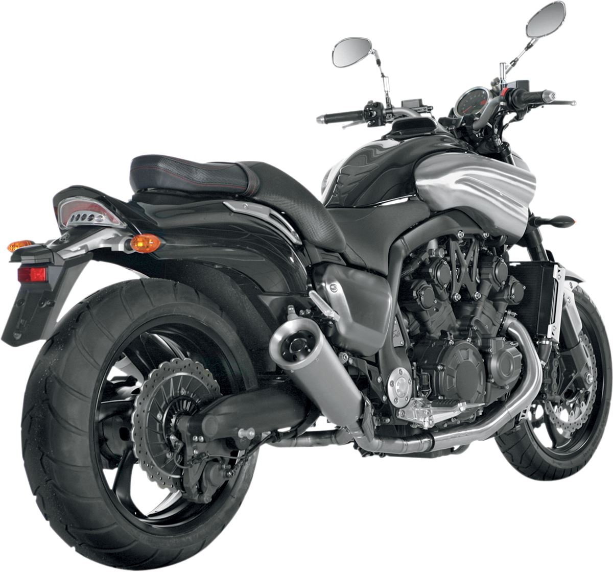 Akrapovic TI Slip-On Line Mufflers TI For Yamaha VMX 1700 ABS 09-16 S-Y17SO1-HBAV