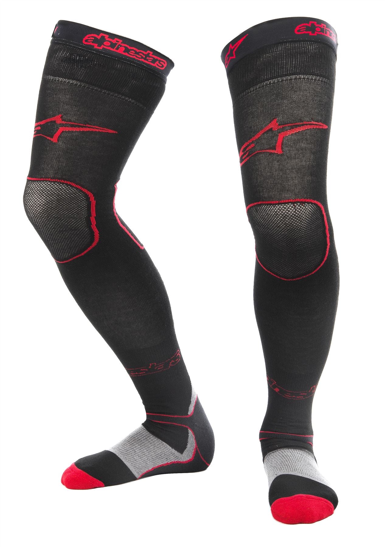 Alpinestars Tech Layer Long Mx Socks Red Black