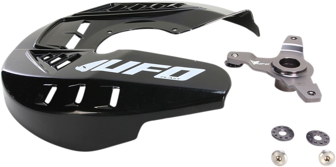 UFO FRONT DISC COVER KIT KAWASAKI KXF250/450 BLACK KA04741-001