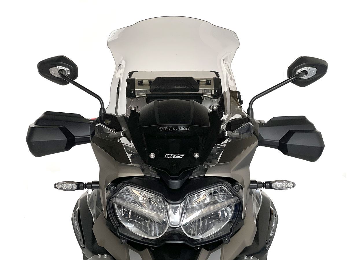 WRS Windscreen Tour Tiger Expl 1200 Triumph YZF-R6 600 Smoke Tr002f