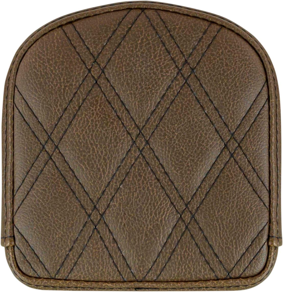 Saddlemen Sissy Bar Pad EXPLORER LS Rear Vinyl Plain in Brown 040845