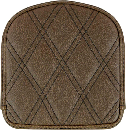 Saddlemen Sissy Bar Pad EXPLORER LS Rear Vinyl Plain in Brown 040845