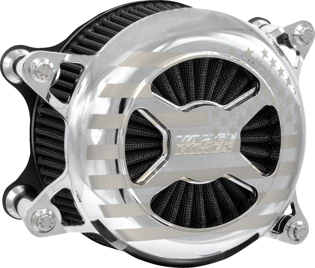 Vance & Hines VO2 America Chrome Air Intake Kit For Harley Davidson FLTRXSE 1977 23-24 72046FG