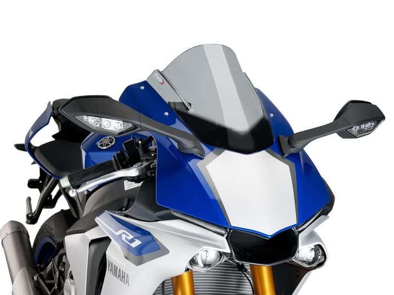 PUIG Z-Racing Screen Black for Yamaha YZF R1/M 15-19 7648N