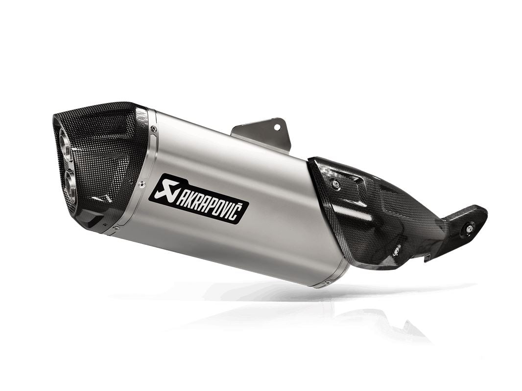 Akrapovic Slip-On Line Muffler TI/CF For Suzuki V-STROM 800 DE ABS 23-24 S-S8SO1-HAFT