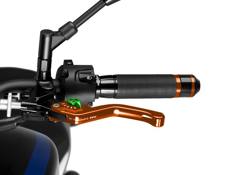 Puig Short V3 Clutch (Orange Lever With Blue Selector) Green 0540R