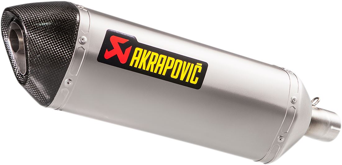 Akrapovic Slip-On Line Muffler TI For Kawasaki KLE 300 17-20 S-K3SO2-HZT