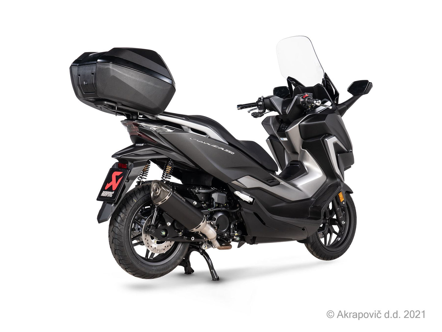 Akrapovic Slip-On Line Muffler Scooter SS Black For Honda ADV 350 21-24 S-H3SO8-HRSSBL