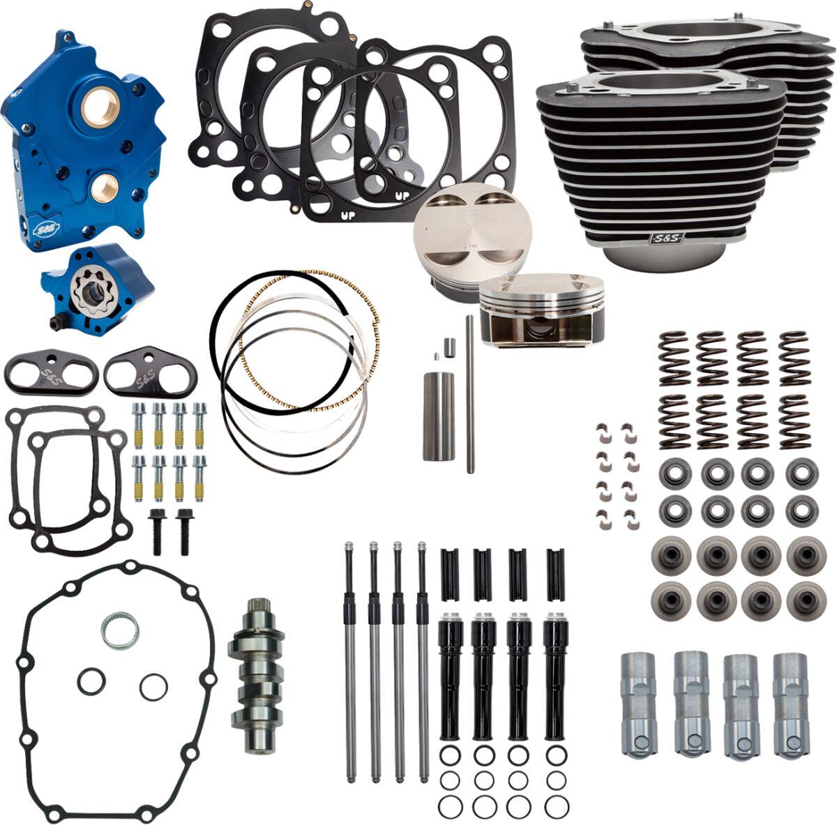 S&S Cycle 124" Power Package For Harley Davidson FLFBS 1923 2017-2025 310-1056C